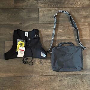 Nike x Off-White Women's NRG X Cross Bib Cross Vest/Bag Size Large BV8054-010